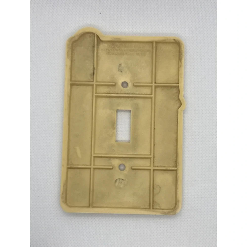 Vintage Old Brown Teddy Bear Light Switch Plate Cover Balloon USA
